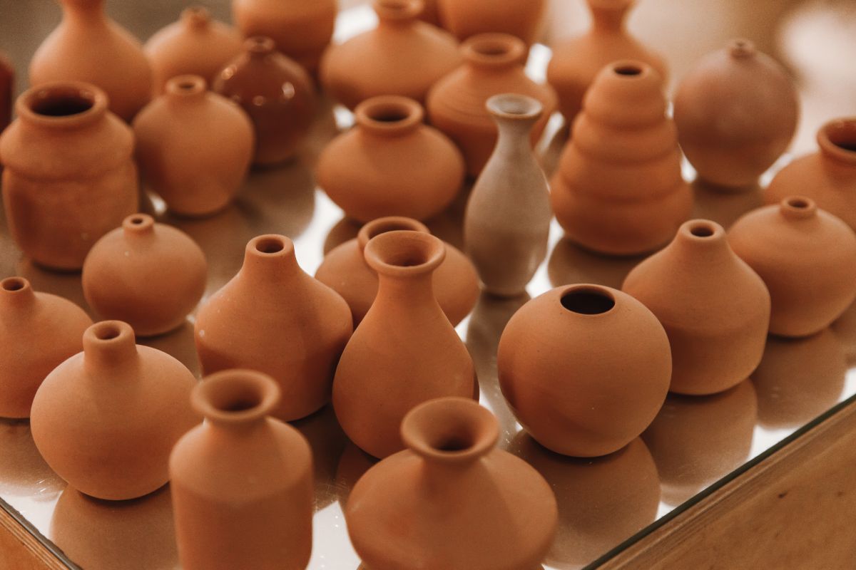 terracotta pottery at Thanh Ha Pottery Village, nearby to Hoi An old town